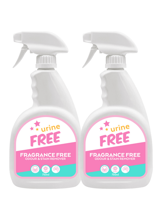 Fragrance Free Urine Stain & Odour Remover Dual Pack