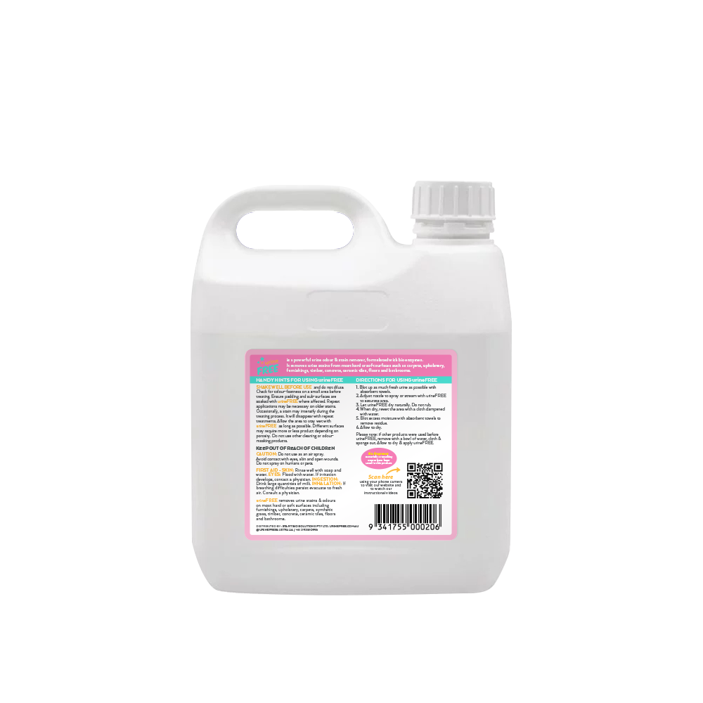 Fragrance Free Urine Stain & Odour Remover Medium Refill