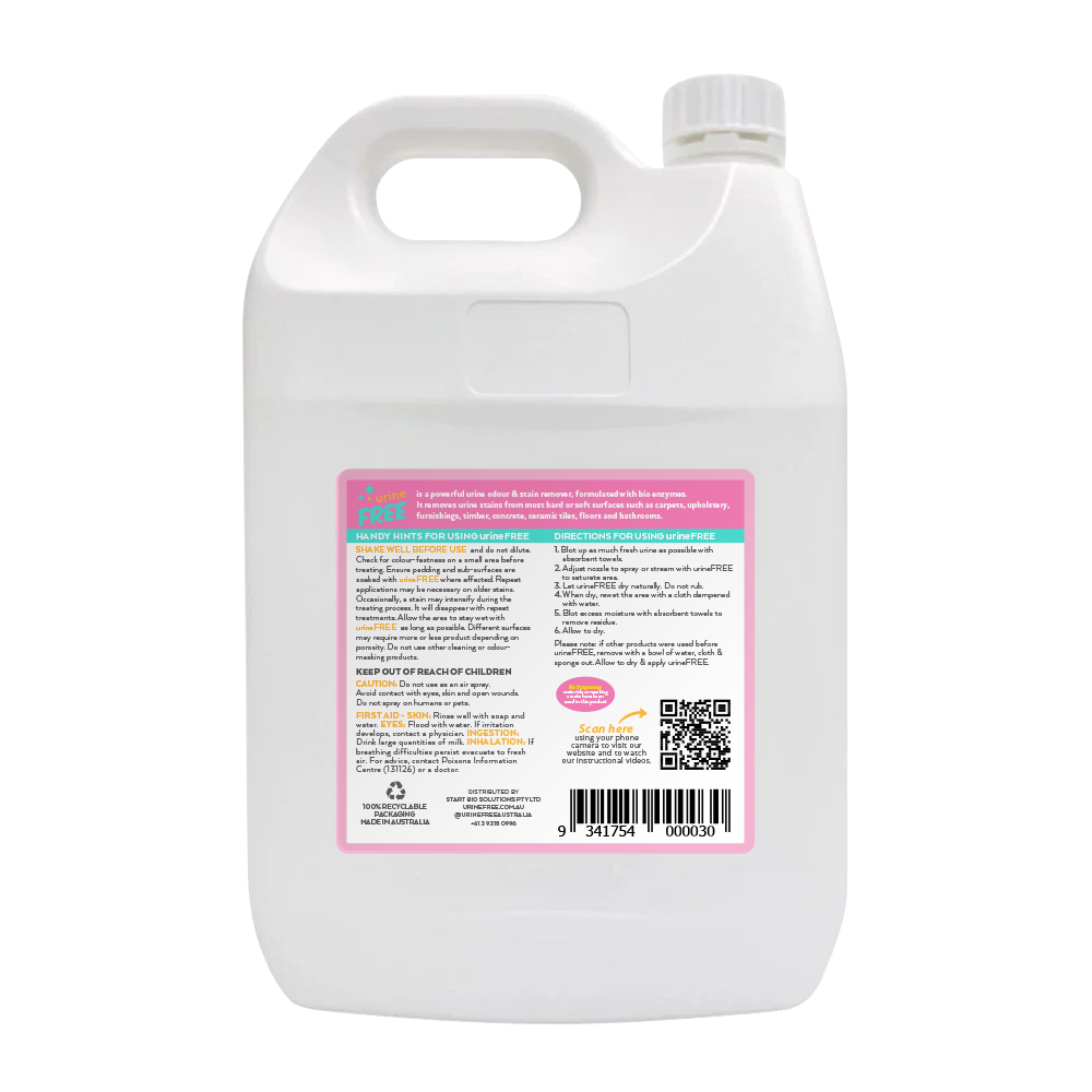 Fragrance Free Urine Stain & Odour Remover Large Refill