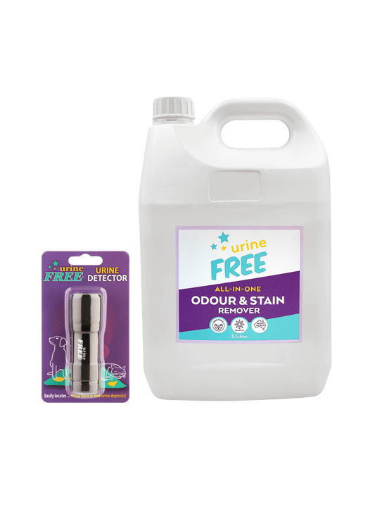 Urine Stain & Odour Remover Large Refill Bottle & Urine Detector
