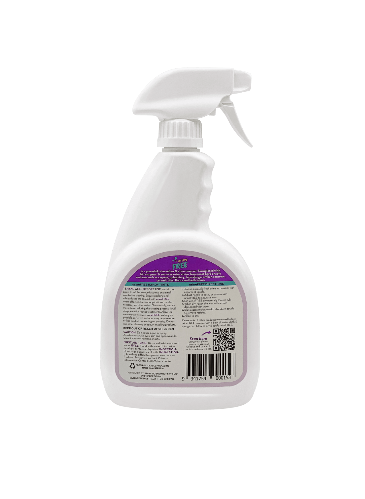 Urine Stain & Odour Remover Dual Pack
